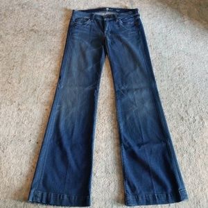 7 for All Mankind "Dojo" wide leg jeans